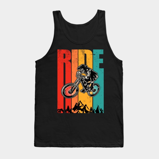 Mountain Bike Ride Tank Top by RichyTor